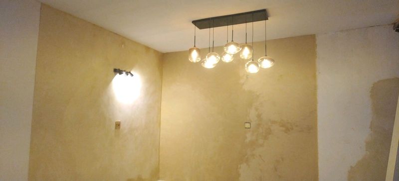 Painting,skimming and water proofing.