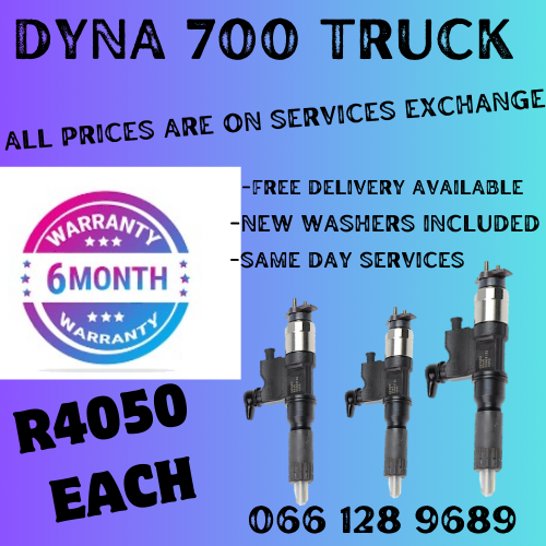 DYNA 700 DIESEL INJECTORS FOR SALE ON EXCHANGE OR TO RECON YOUR OWN