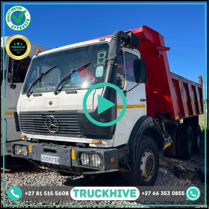 1998 MERCEDES BENZ POWERLINER  - 10 CUBE TIPPER FOR SALE