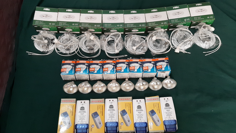 Halogen Ceiling Lights &#43; Transformers - PRICE REDUCED
