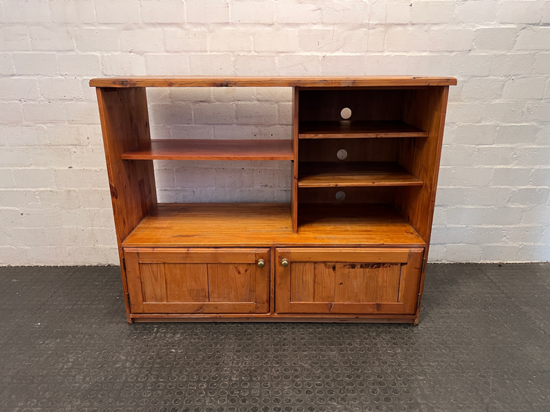 Light Wooden TV Unit,