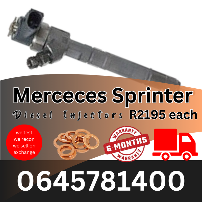 Mercedes Sprinter diesel injectors for sale