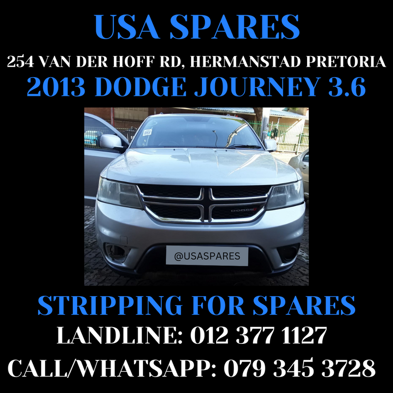 2013 DODGE JOURNEY 3.6 STRIPPING FOR SPARES