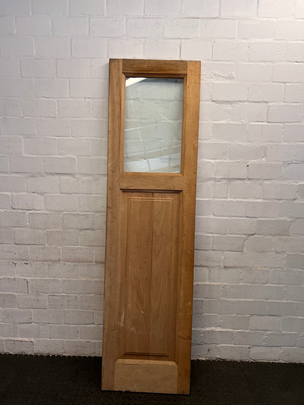 Wooden Door with Window- A48334