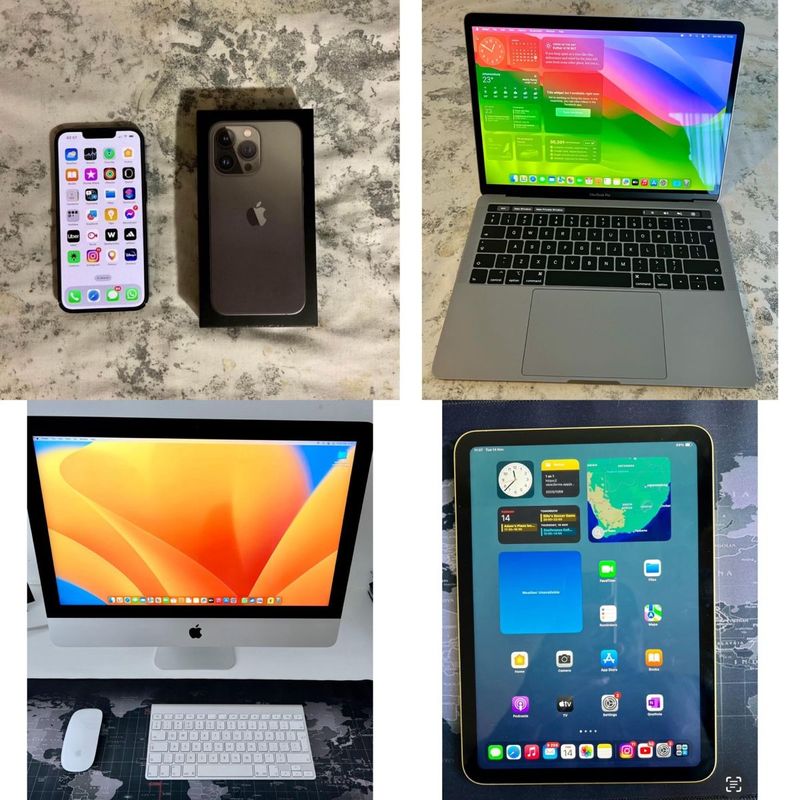 Apple bundle: iPhone 13 Pro / MacBook Pro 2019 / iMac 2017 / iPad 10th gen