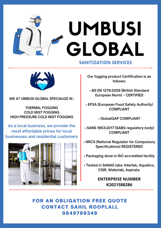 Sanitizing / Fogging / Disinfectant services
