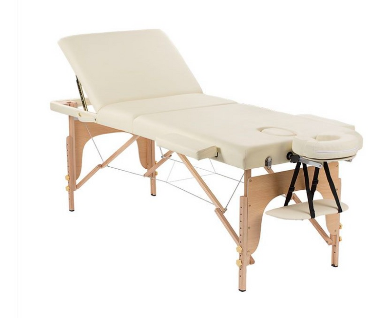 Brand New! Massage Bed 3 Section Deluxe Massage Table - Beige