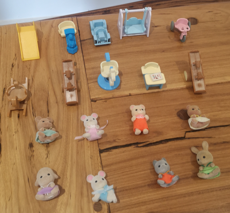 Sylvanian Toddlers and Toys