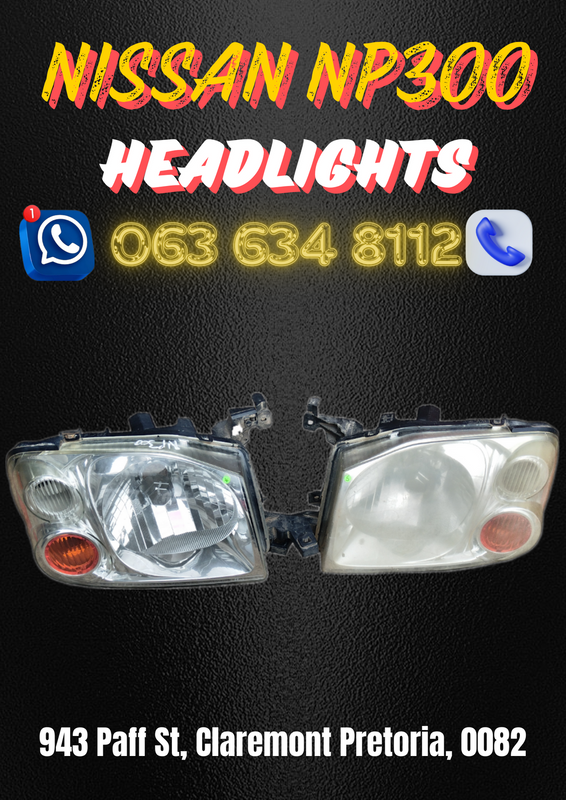 Nissan np300 headlights Call or WhatsApp me 0615350116