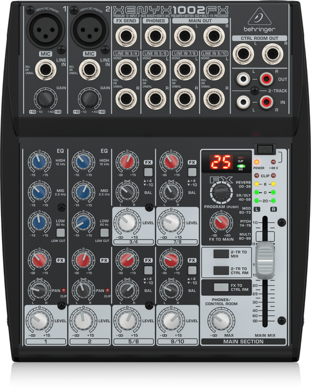 Behringer XENYX 1002FX Mixer