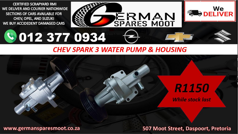Winter Special!!!  Chev Spark 3 New Water Pump &amp; Housing
