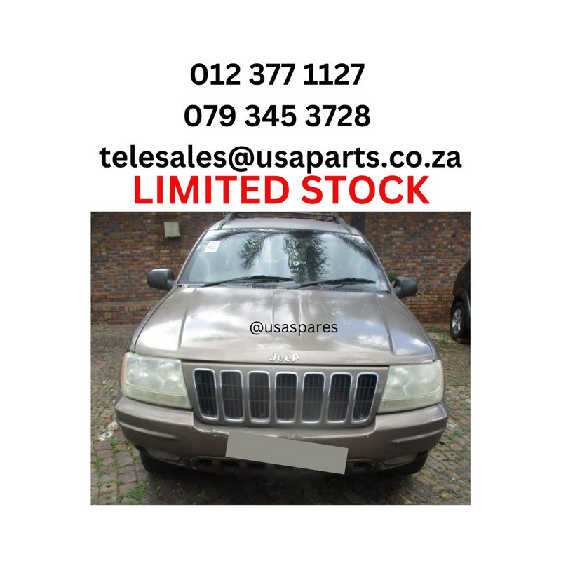 Jeep Grand Cherokee 4.7 WJ Limited V8 stripping for spares.