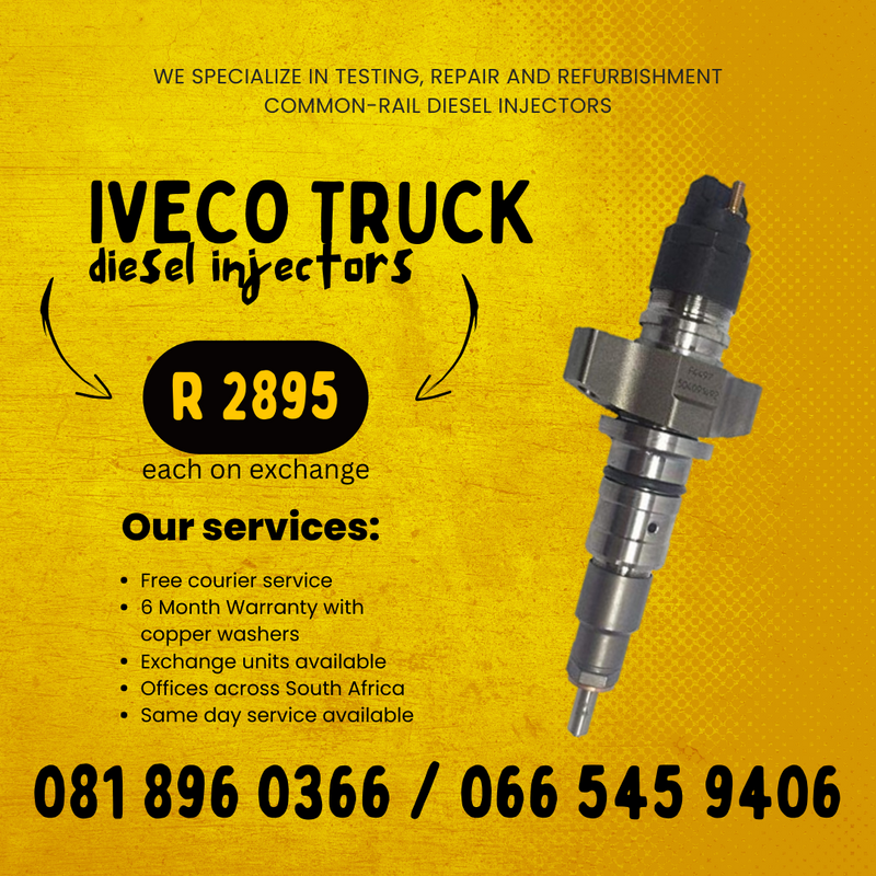 IVECO TRUCK DIESEL INJECTORS FOR SALE