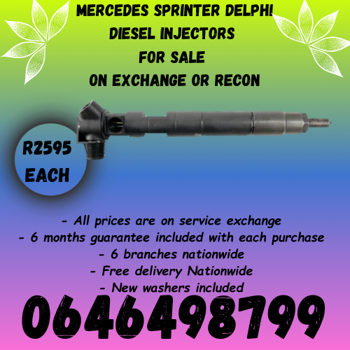 Mercedes Sprinter diesel injectors for sale on exchange or to recon