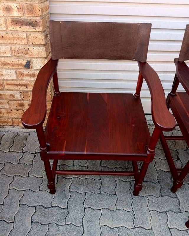 Rhodesian Teak dining chairs x6
