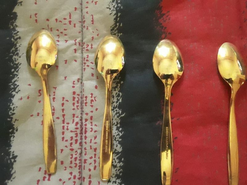 Gold Plated Spoons
