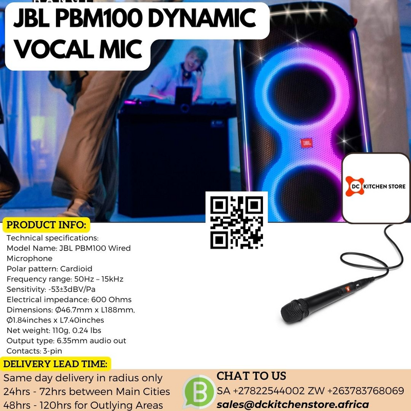 JBL PBM100 DYNAMIC VOCAL MICs
