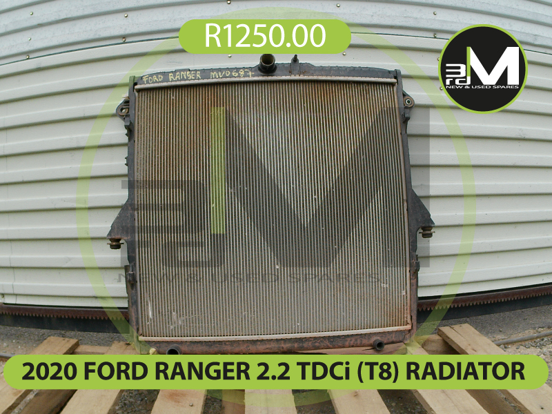 2020 FORD RANGER 2.2 TDCi (T8) RADIATOR  R1250 MV0687