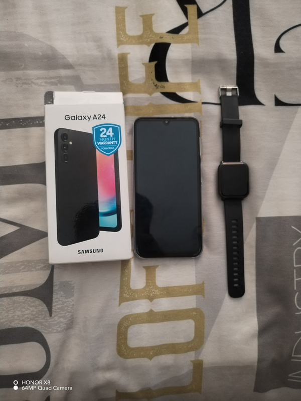 Samsung galaxy A24 &#43; Tempo smart watch