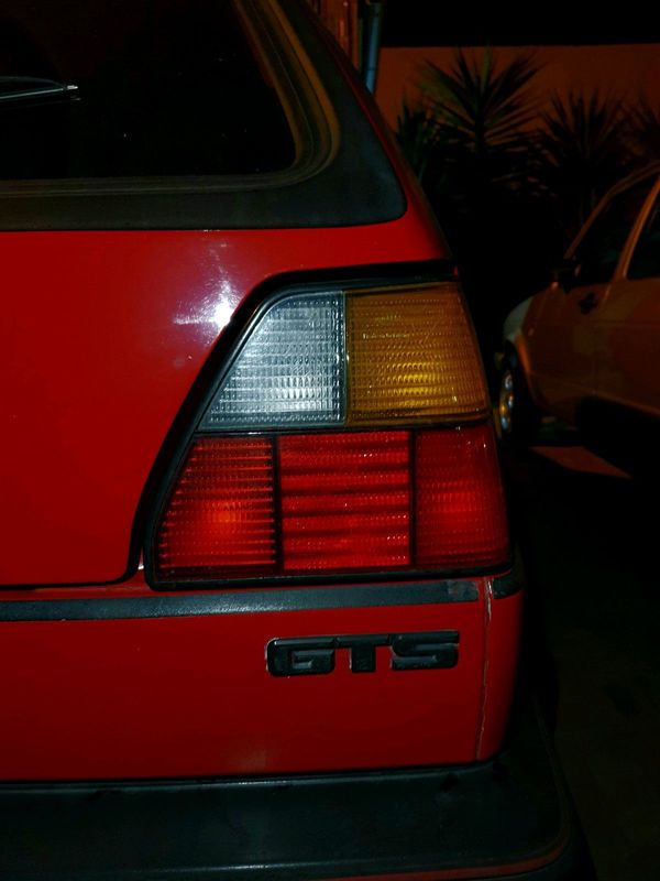 Golf MK2 tail lights with light bulb holder and plug complete