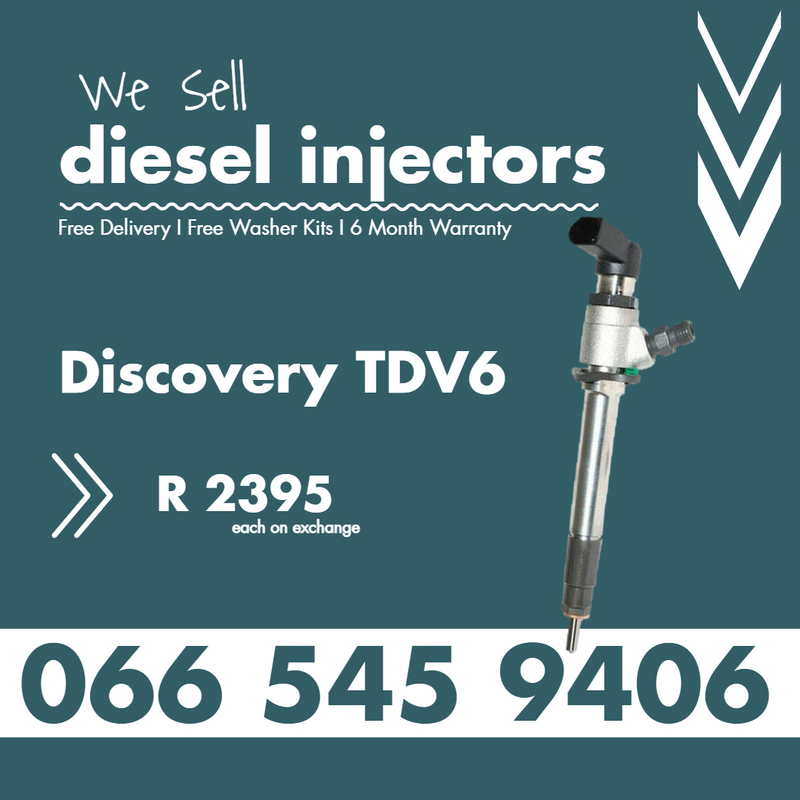 DISCOVERY TDV6 DIESEL INJECTORS FOR SALE ON EXCHANGE