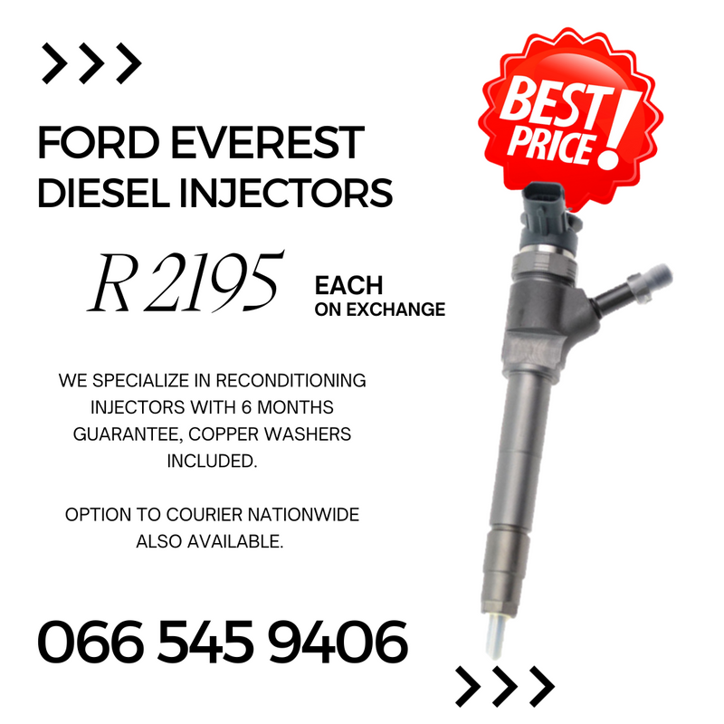 Ford Everest diesel injectors for sale