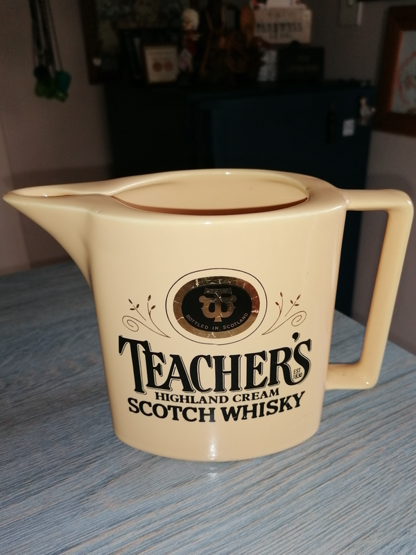 Teachers Highland Cream water jug