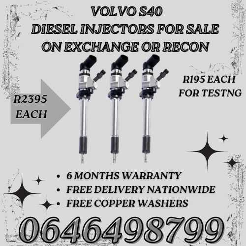 Volvo S40 diesel injectors for sale on exchange