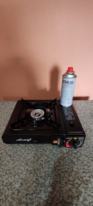 1 plate canister stove