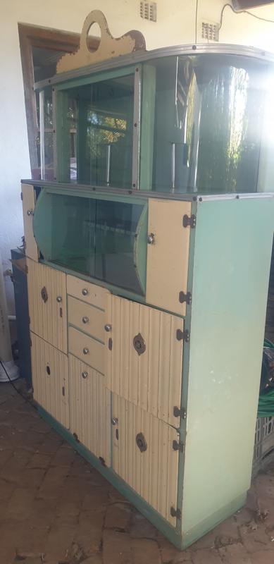 Art Deco,  Antique Kitchen Cabinet