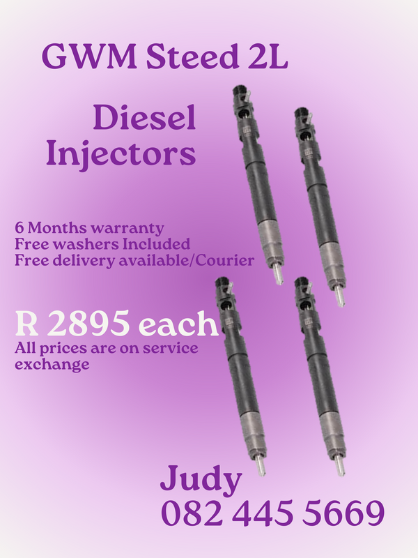 GWM Steed 2L Diesel Injectors for sale