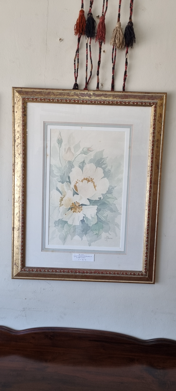 Gold Framed Botanical Watercolor