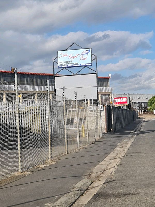 Load Shedding Exempt Small Factory Units Workshop To Let In Secure Industrial Area In Goodwood.