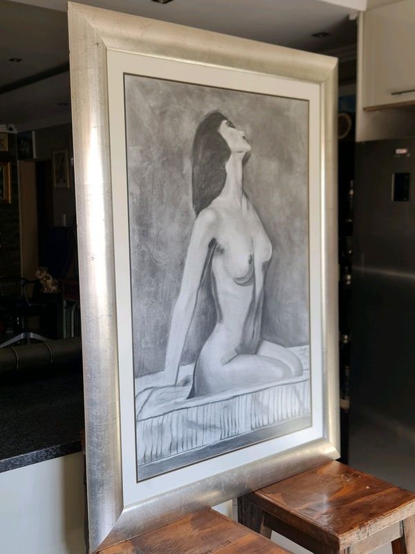 Original Large Nude Signed Art
