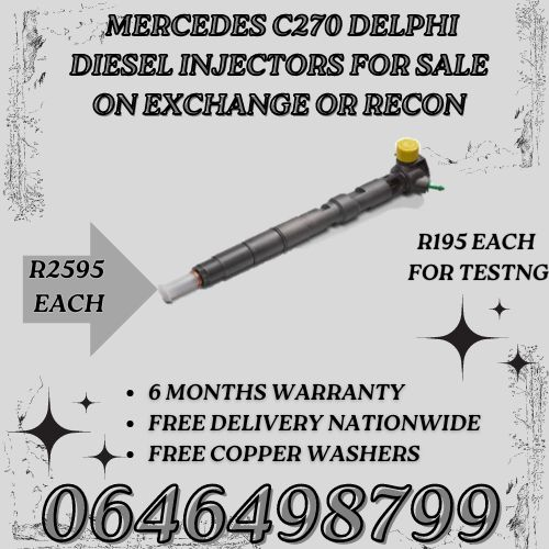 Mercedes C270 diesel injectors for sale on exchange we sell on exchange 6 months warranty