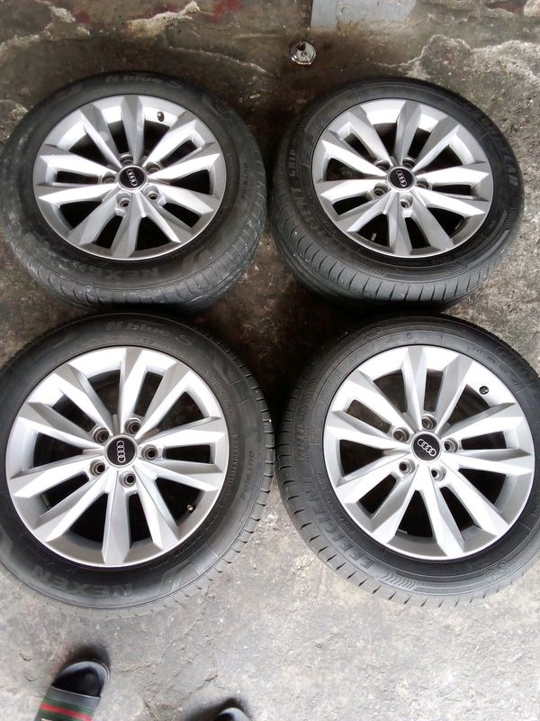 16 inch clean original a u d i a4 and a3 mag rims pcd 5 112 in a very good condition tyres 90% tyres