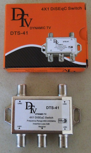 DISEQC SWITCH 4 IN 1