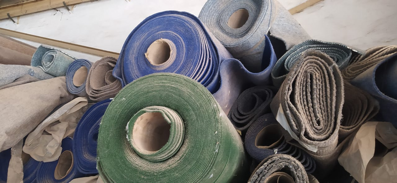 Commercial grade carpet rolls