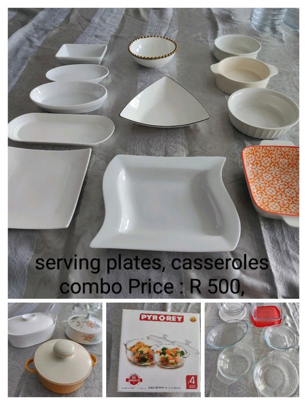 Crockery and casseroles