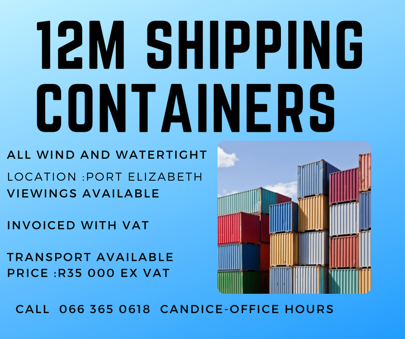12m Shipping Containers
