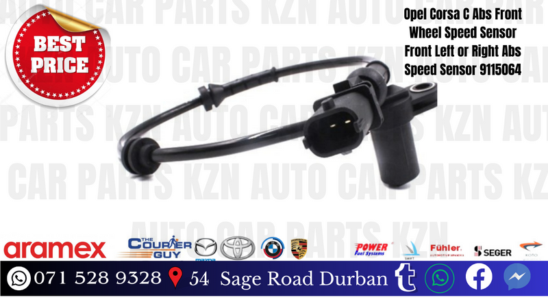 Opel Corsa C Abs Front Wheel Speed Sensor Front Left or Right Abs Speed Sensor 9115064