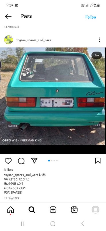 VW CITI CHICO 1.3