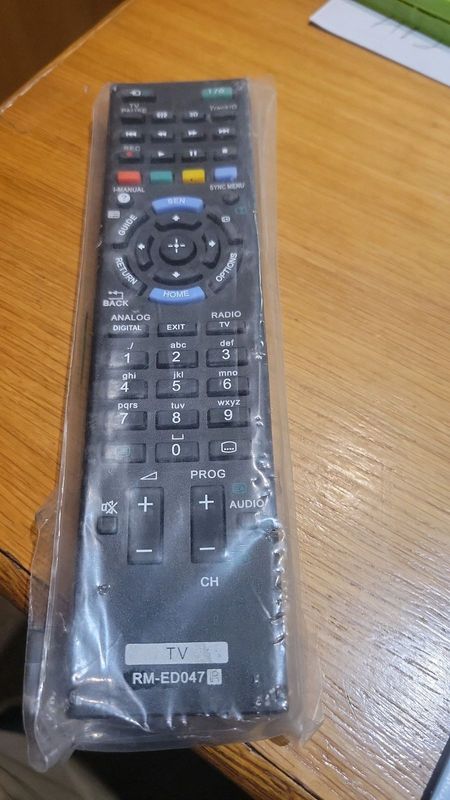 Replacement remote for Sony TV RM-ED047