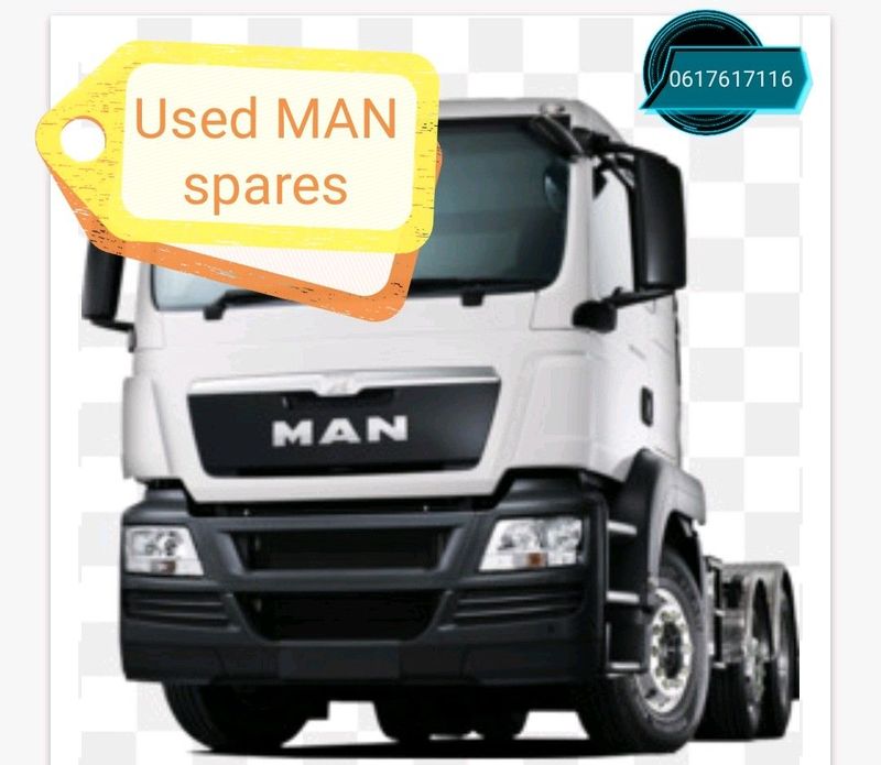 MAN used truck spares