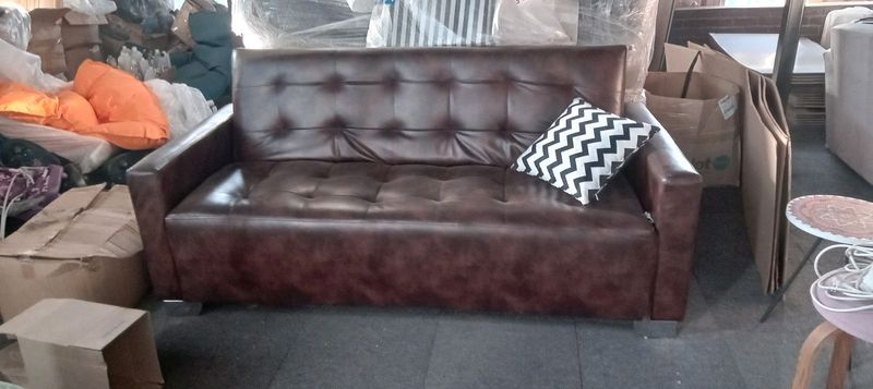 Demo Leather Couch Like New Bargain R2500