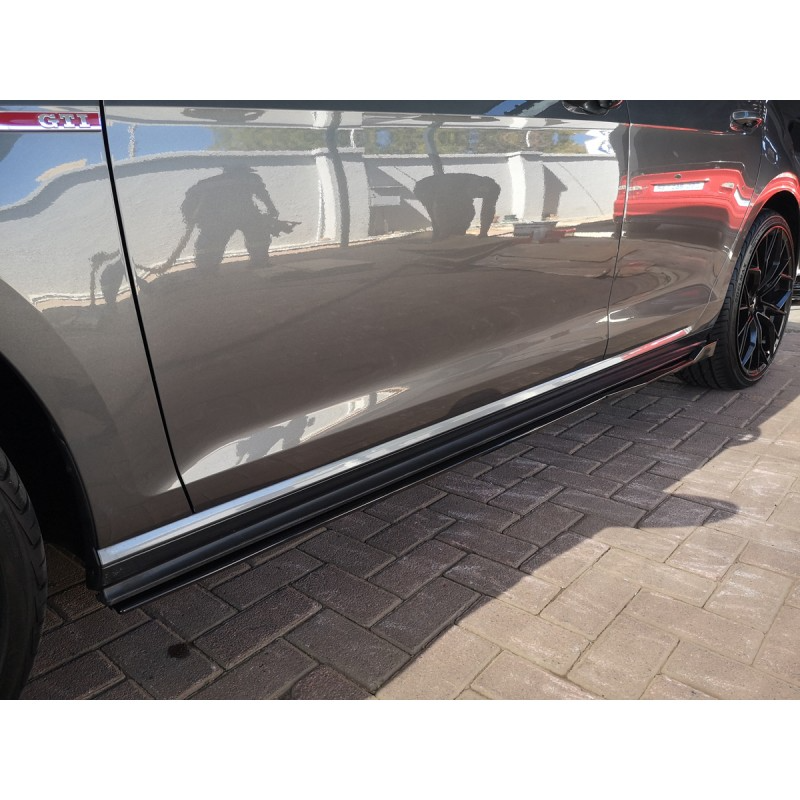 Golf 4pcs side    skirts extension
