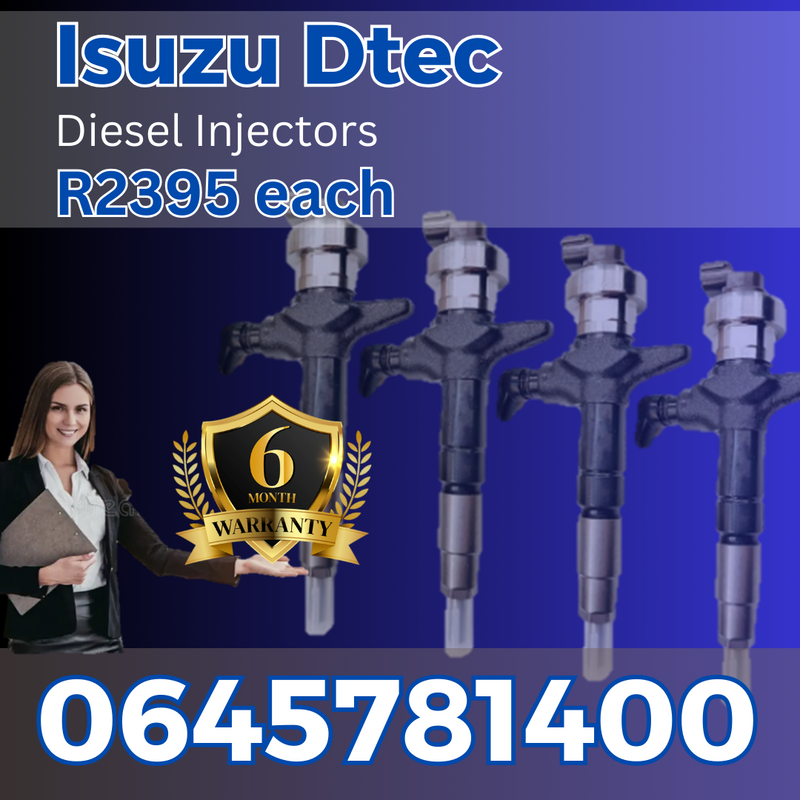 Isuzu Dteq diesel injectors for sale