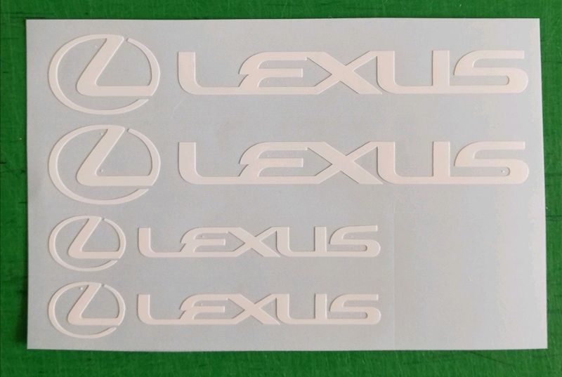 Lexus brake caliper stickers decals sets
