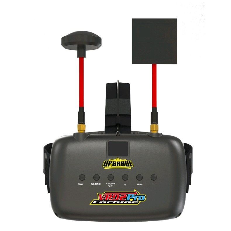 Eachine v r d2 pro upgraded 5 inches 800*480 40 c h 5 8 g diversity f p v goggles with d v r lens ad