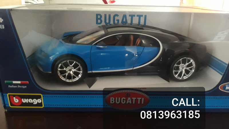 BRAND NEW 1:18 scale model car - Burago Bugatti Chiron - SEALED!!! R500...